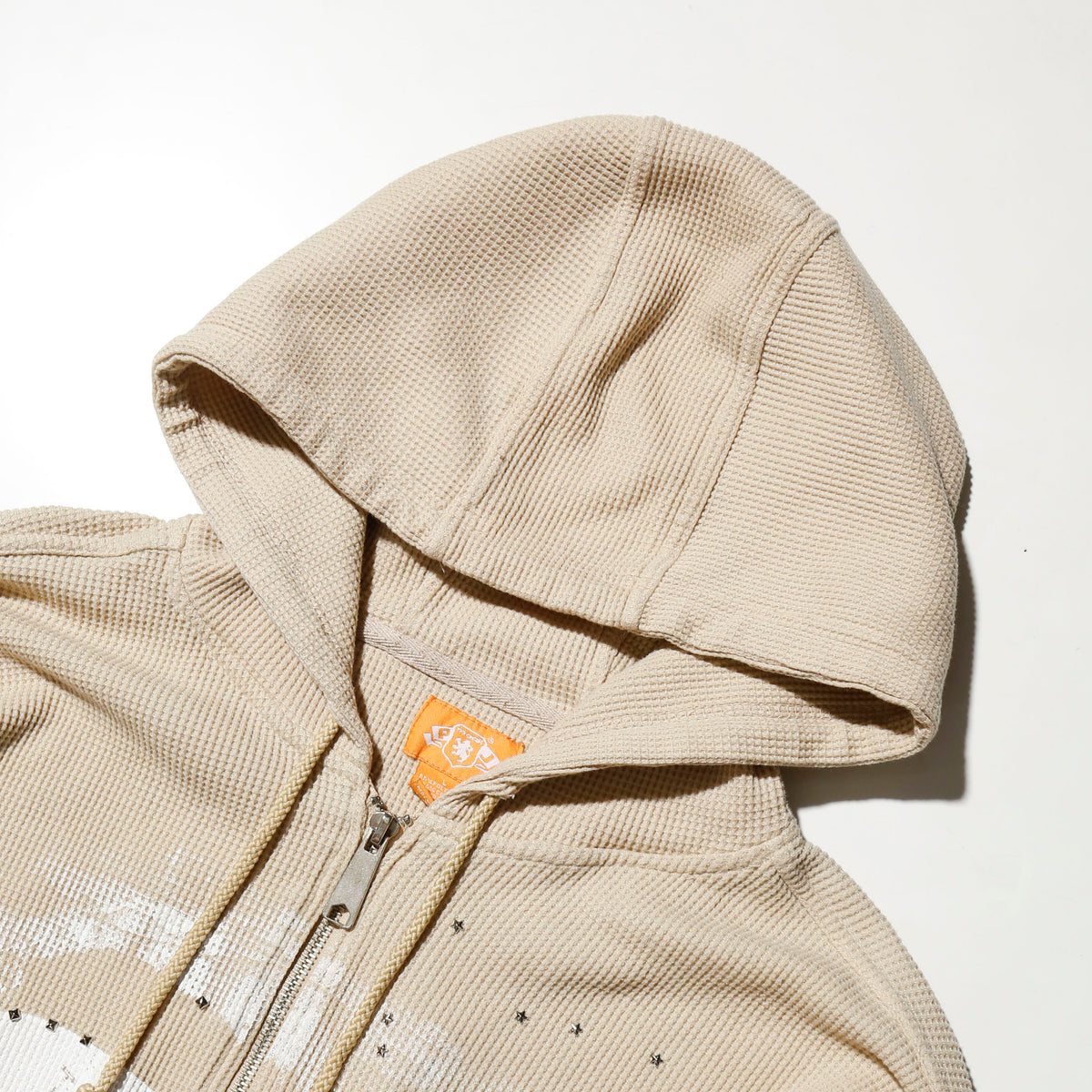 *one-off "the world is yours" hand screen hoodie