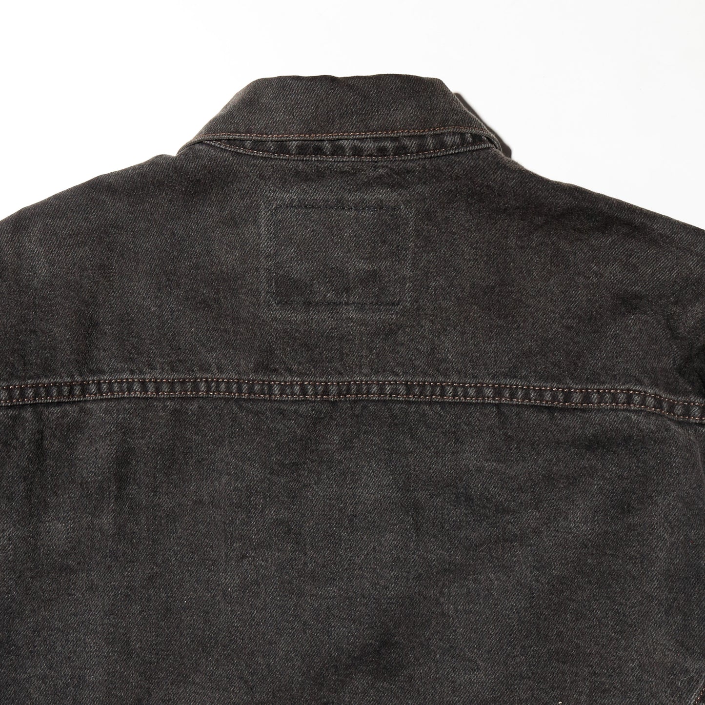 *one-off unbalance trucker jacket
