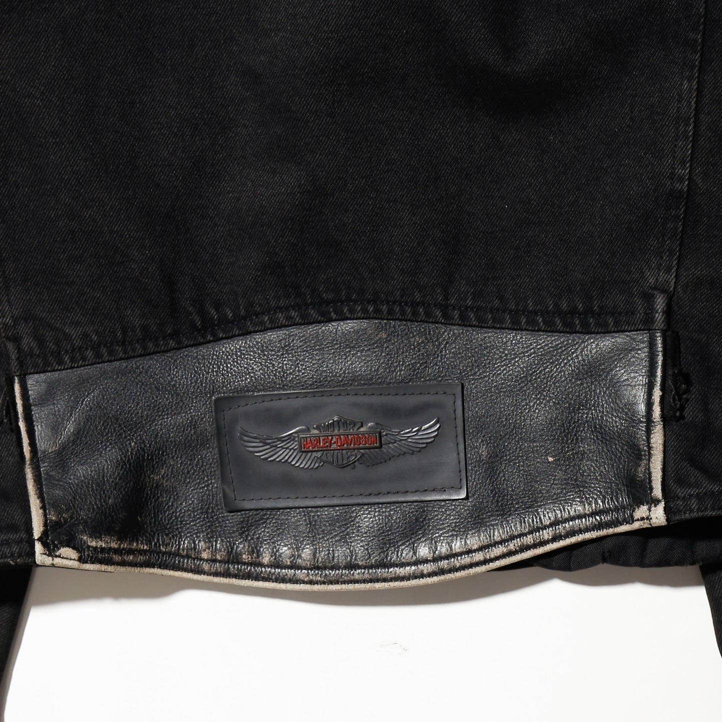 vintage 90's harley-davidson studs double riders jacket