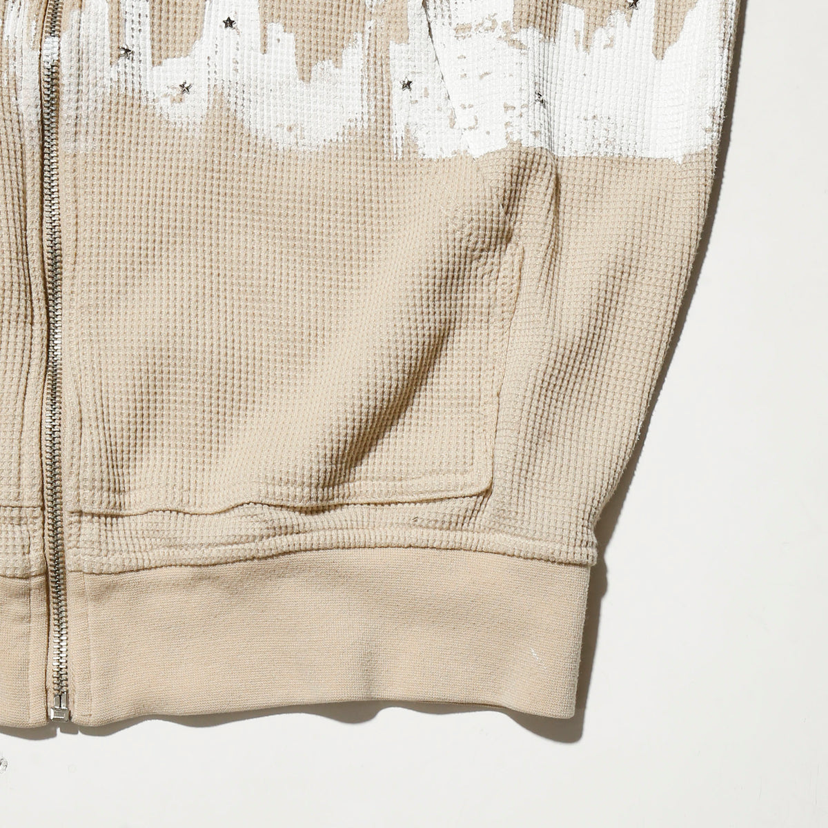 *one-off "the world is yours" hand screen hoodie