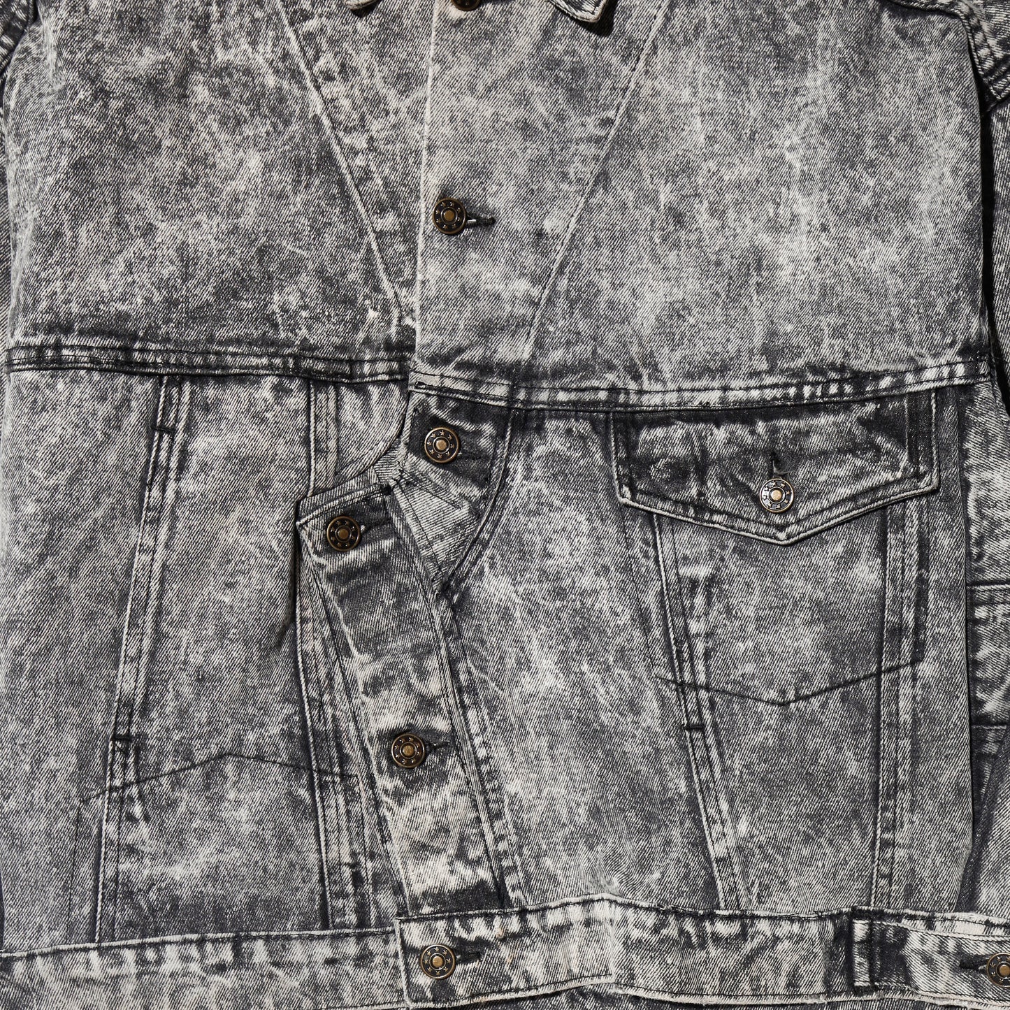 *one-off acid unbalance trucker jacket