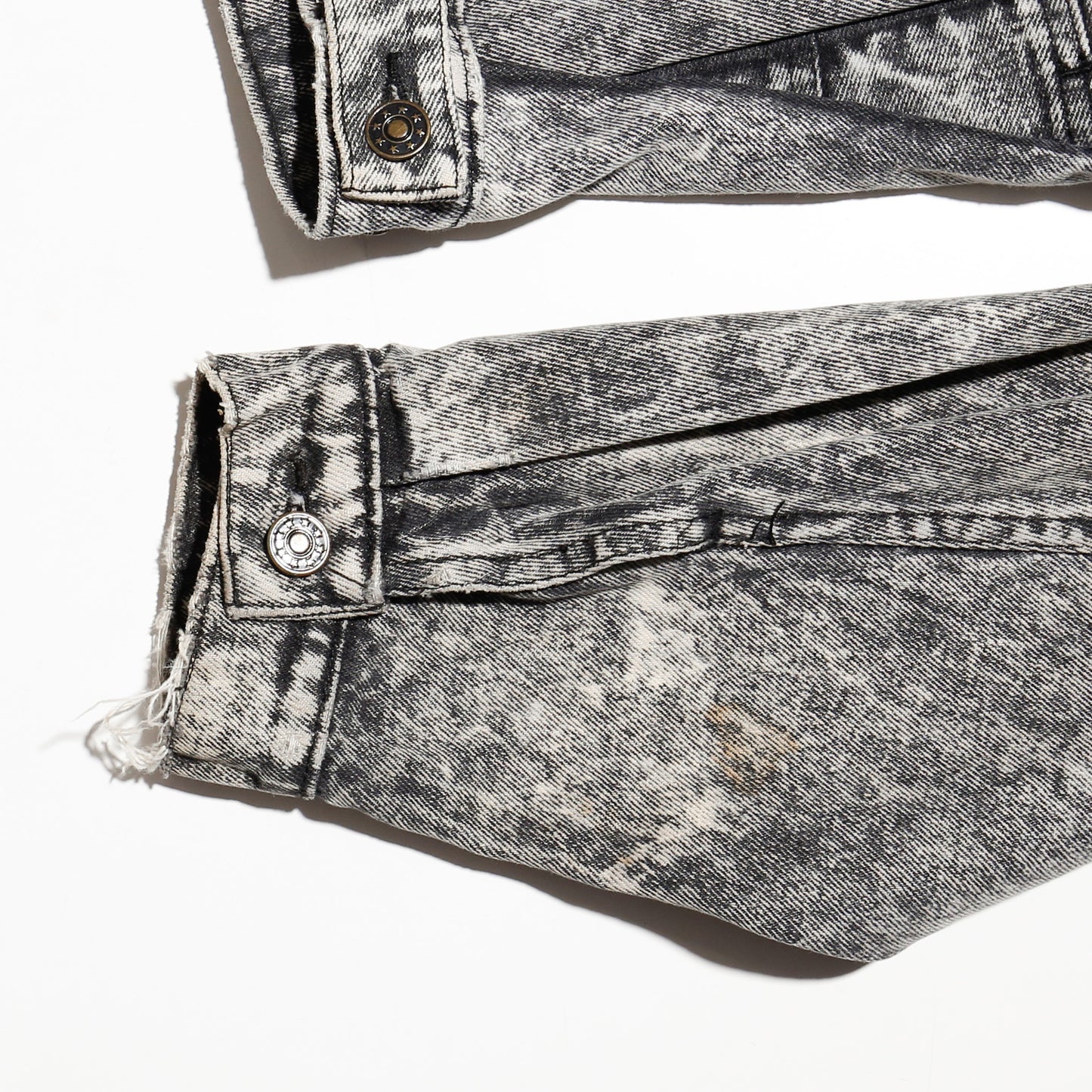*one-off acid unbalance trucker jacket