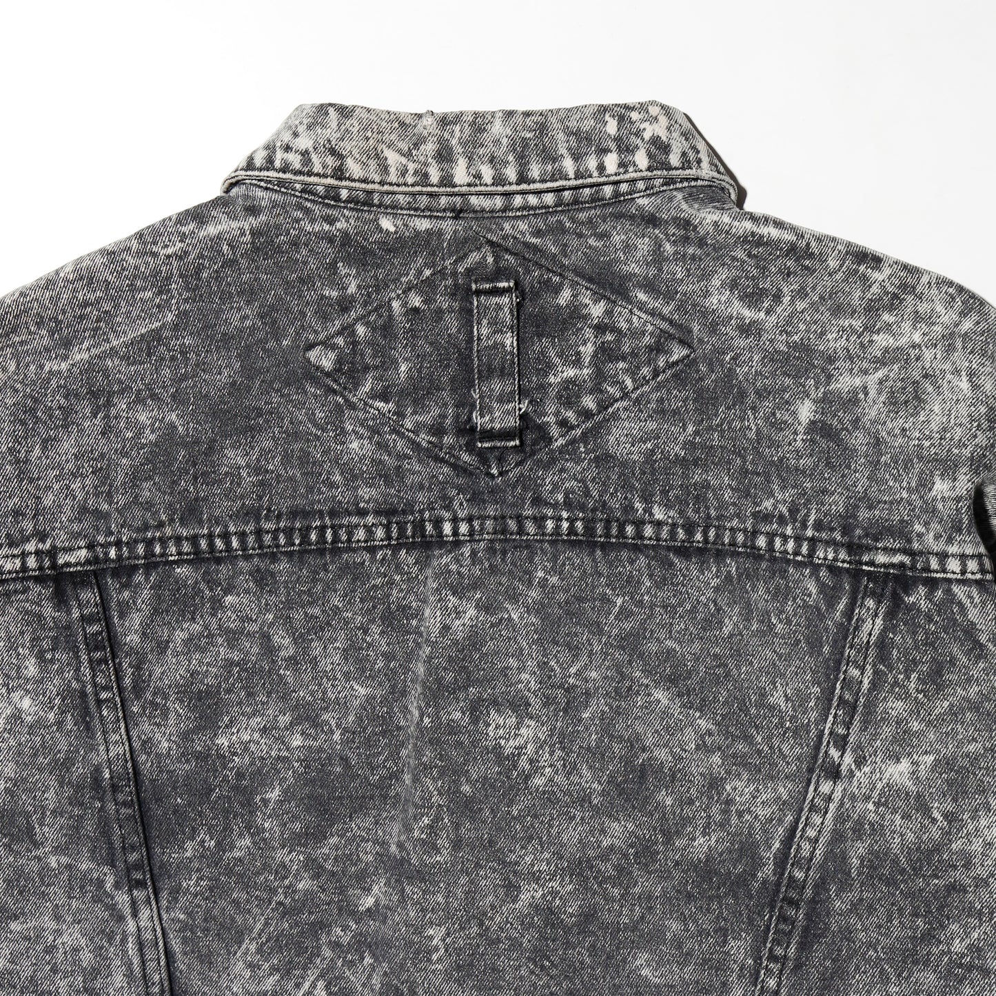 *one-off acid unbalance trucker jacket