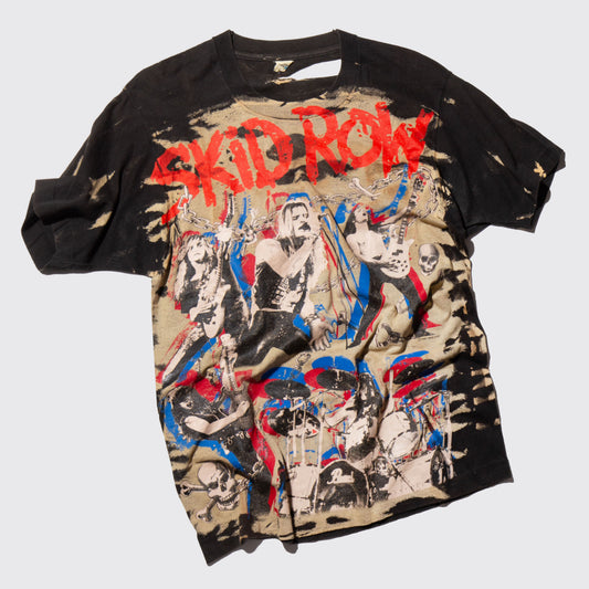 vintage 1991's SKID ROW hand printed t-shirt