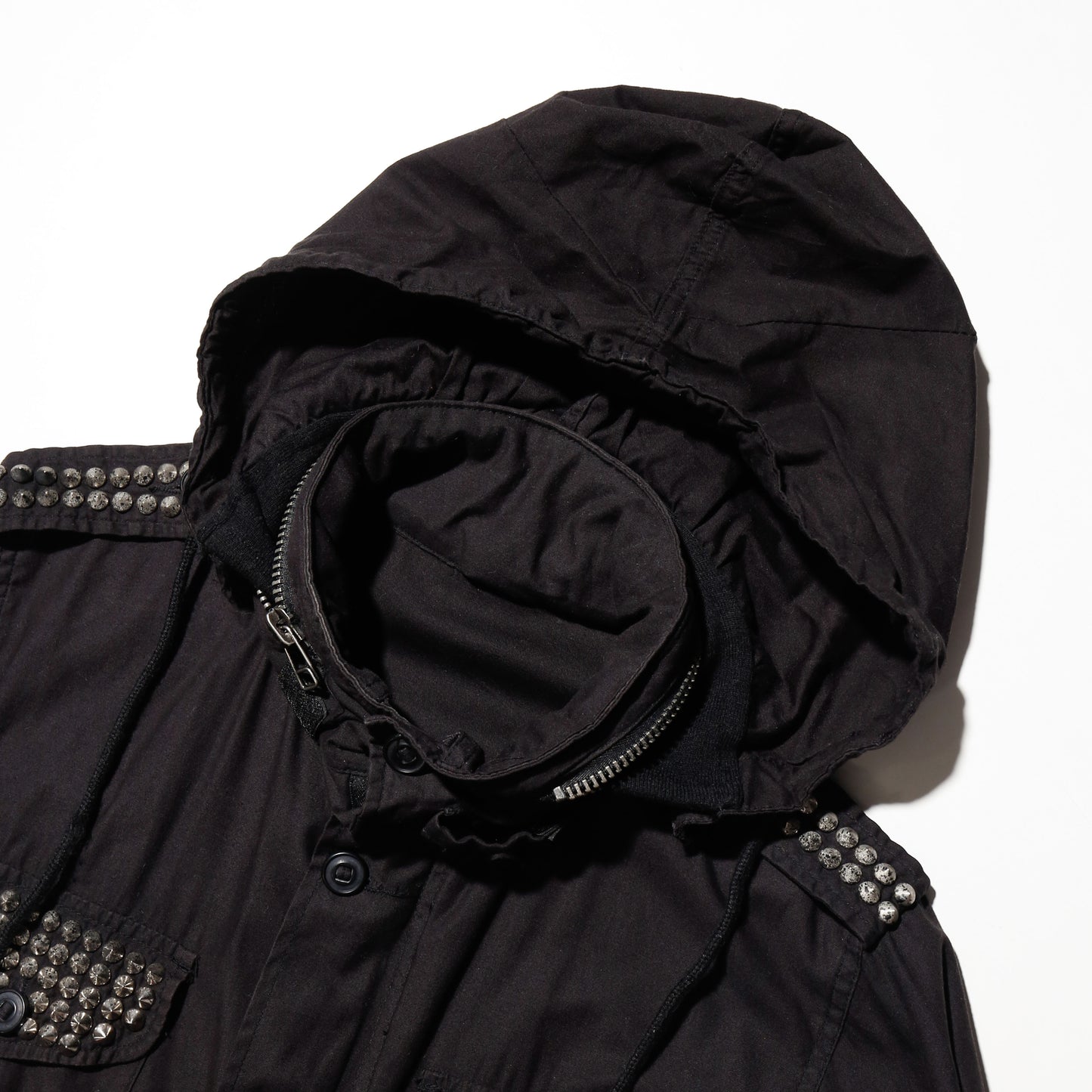 vintage cropped m-65 studs field jacket