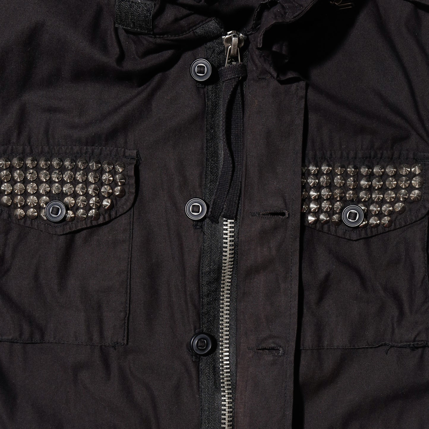 vintage cropped m-65 studs field jacket