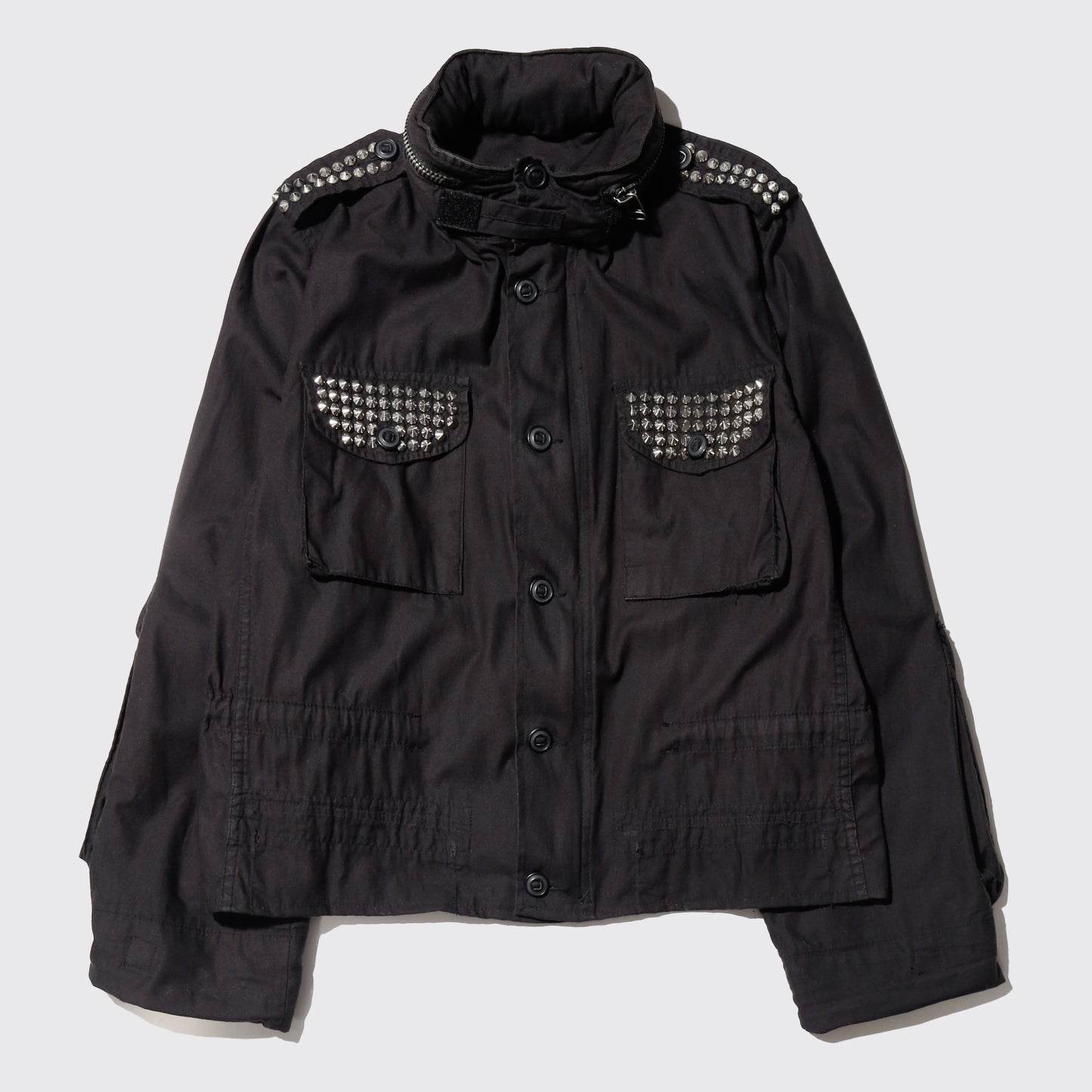 vintage cropped m-65 studs field jacket