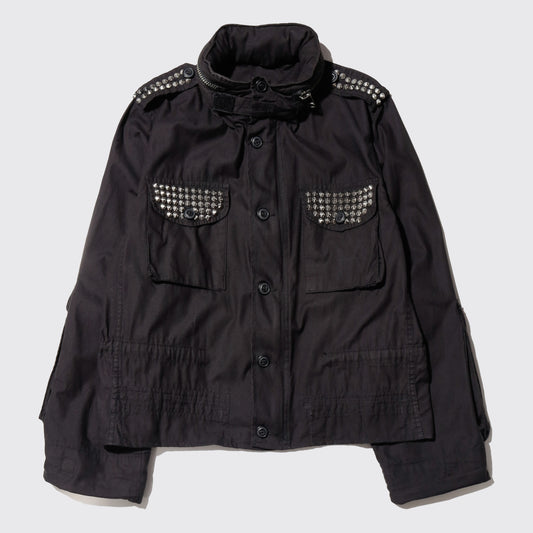 vintage cropped m-65 studs field jacket