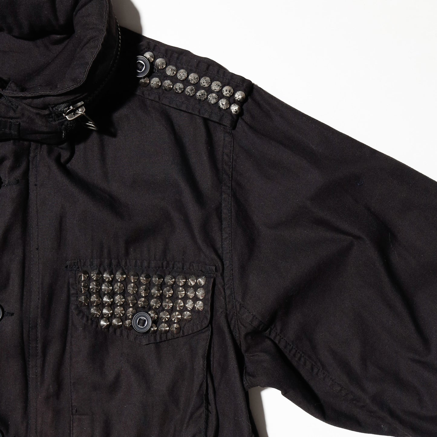 vintage cropped m-65 studs field jacket