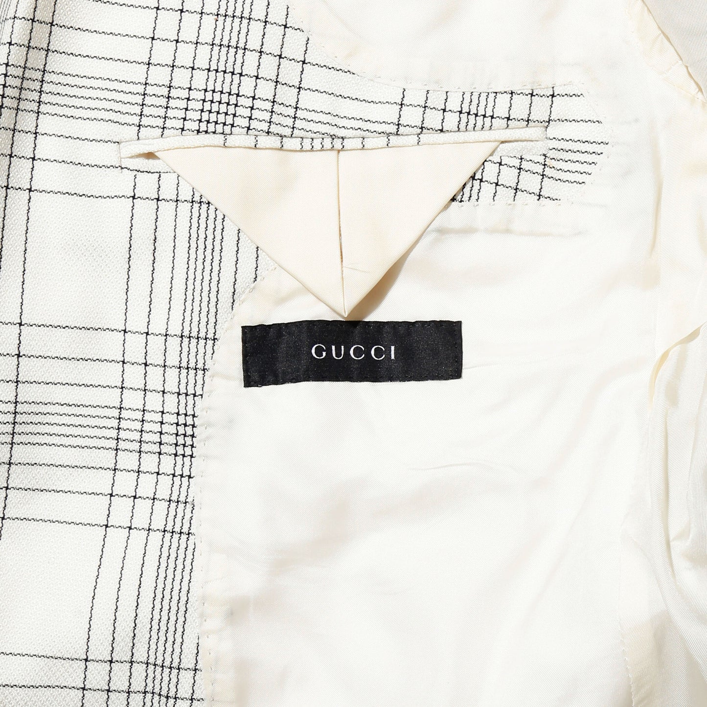 vintage GUCCI by Frida Giannini sketch windowpane check shorts set up