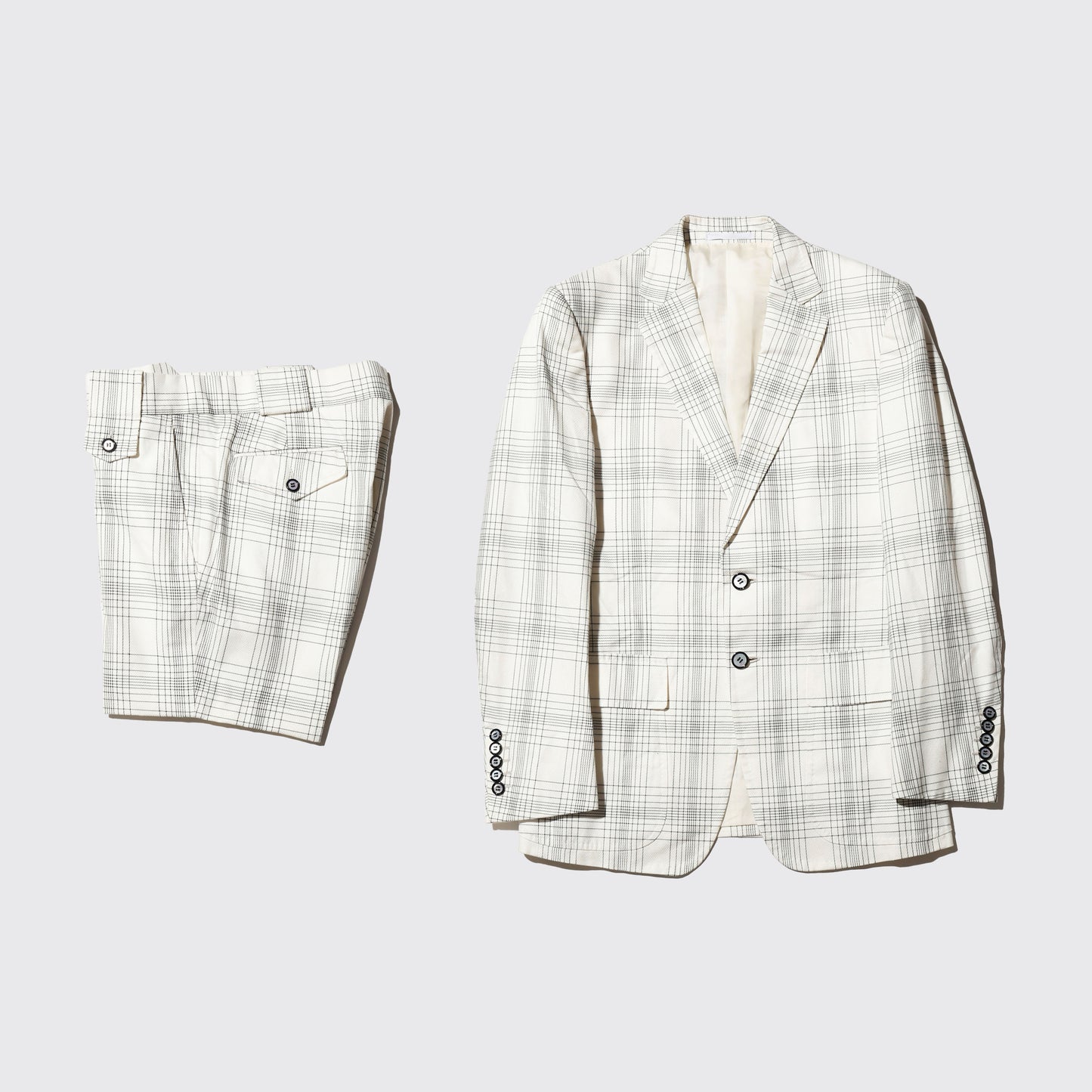 vintage GUCCI by Frida Giannini sketch windowpane check shorts set up