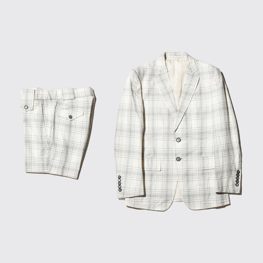 vintage GUCCI by Frida Giannini sketch windowpane check shorts set up