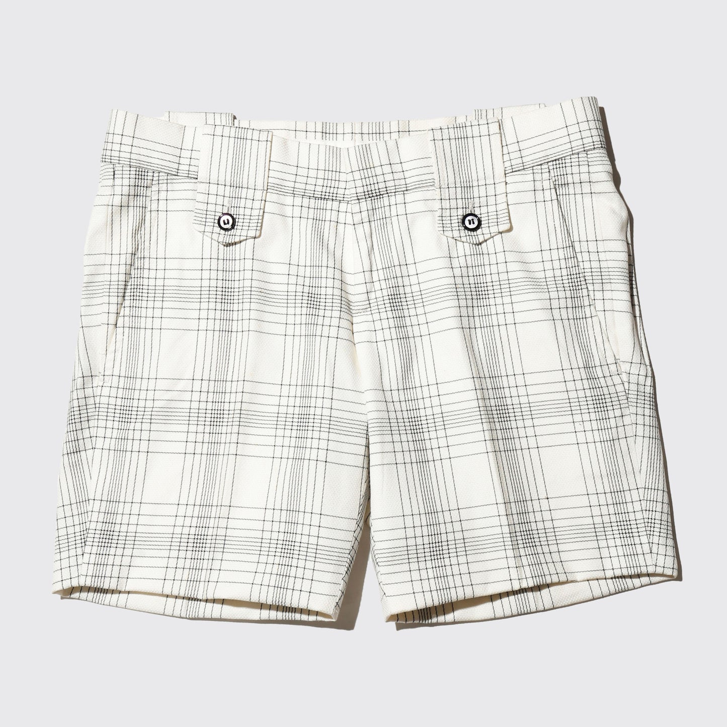vintage GUCCI by Frida Giannini sketch windowpane check shorts set up