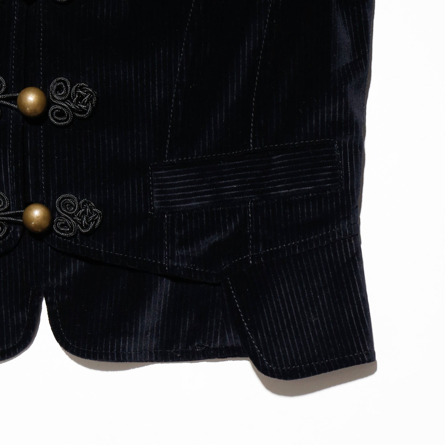 vintage banana republic cropped frog closure napoleon jacket