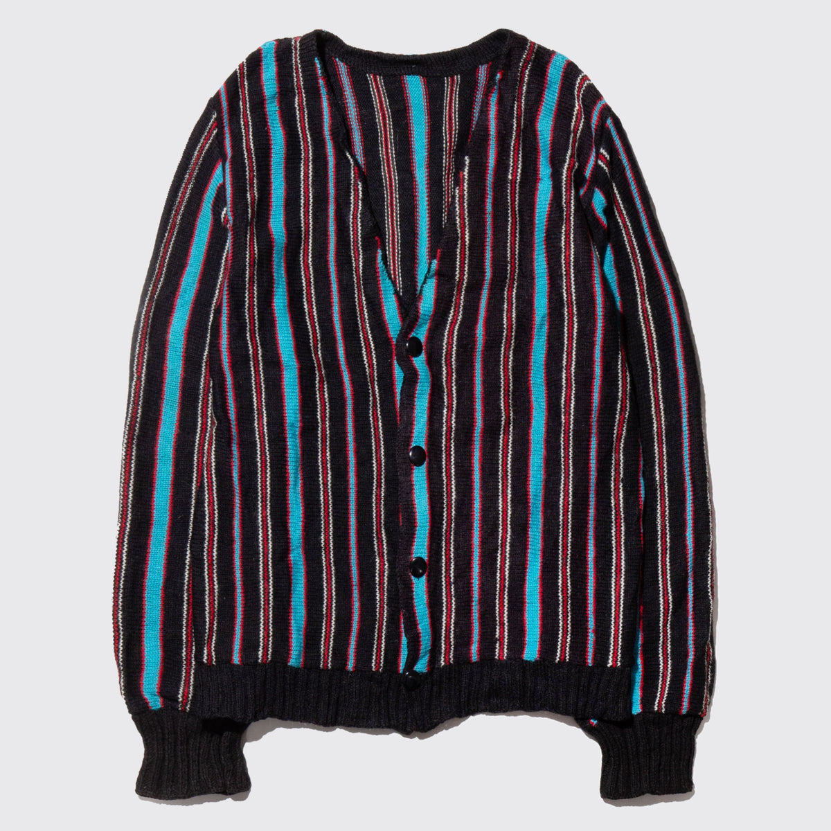 vintage stripe loose cardigan