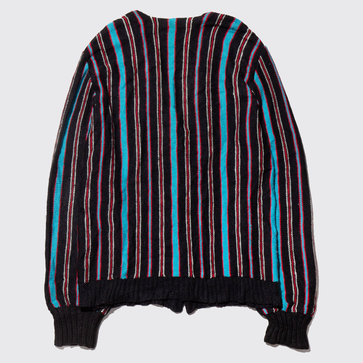 vintage stripe loose cardigan