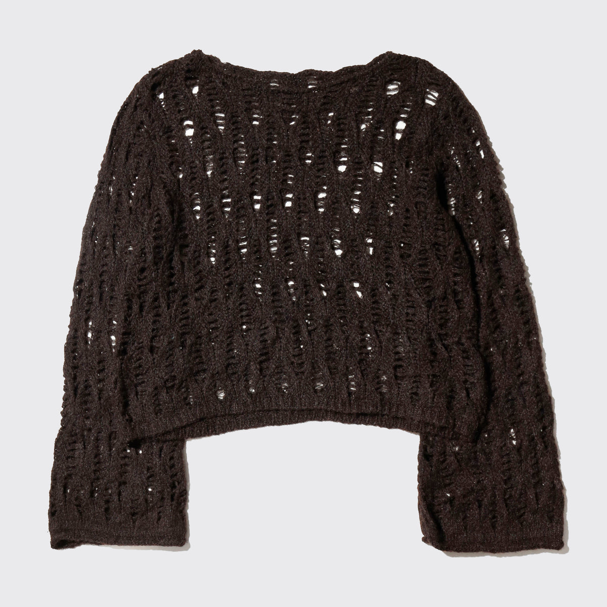 vintage cropped ladder sweater