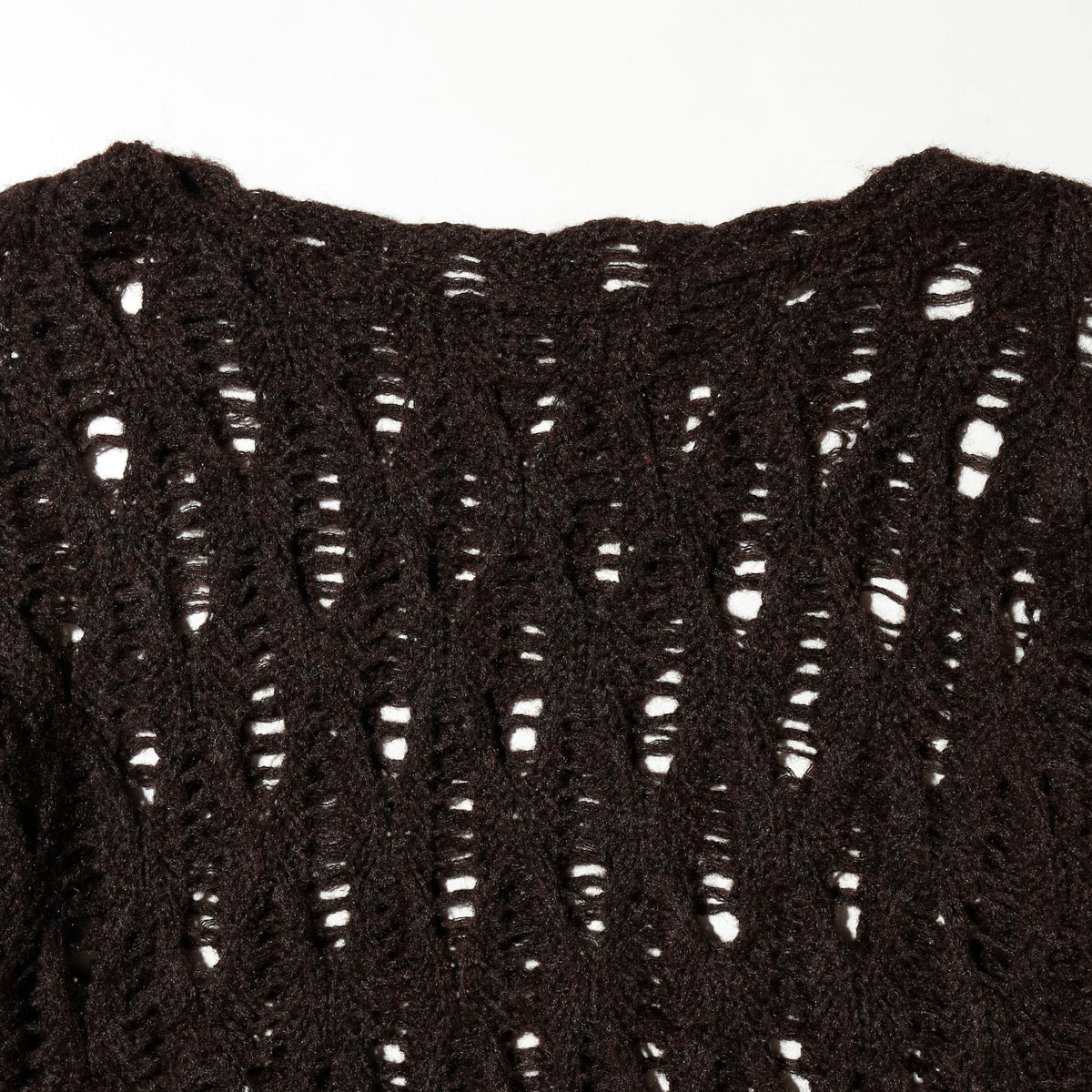 vintage cropped ladder sweater