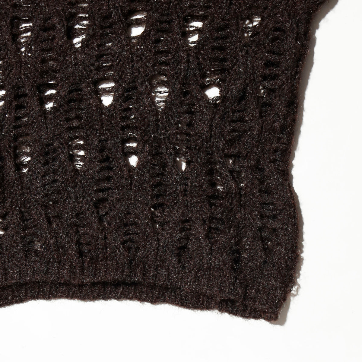 vintage cropped ladder sweater