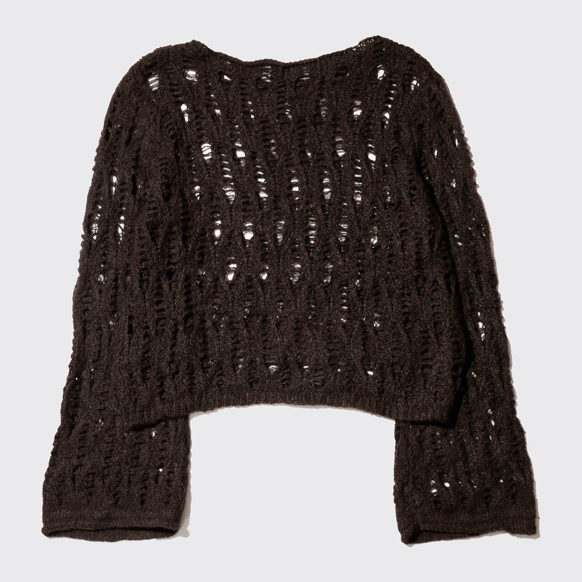 vintage cropped ladder sweater