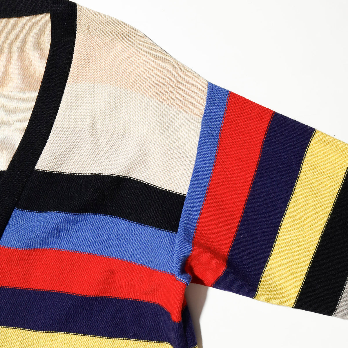 vintage 80's Sonia Rykiel multi border cardigan