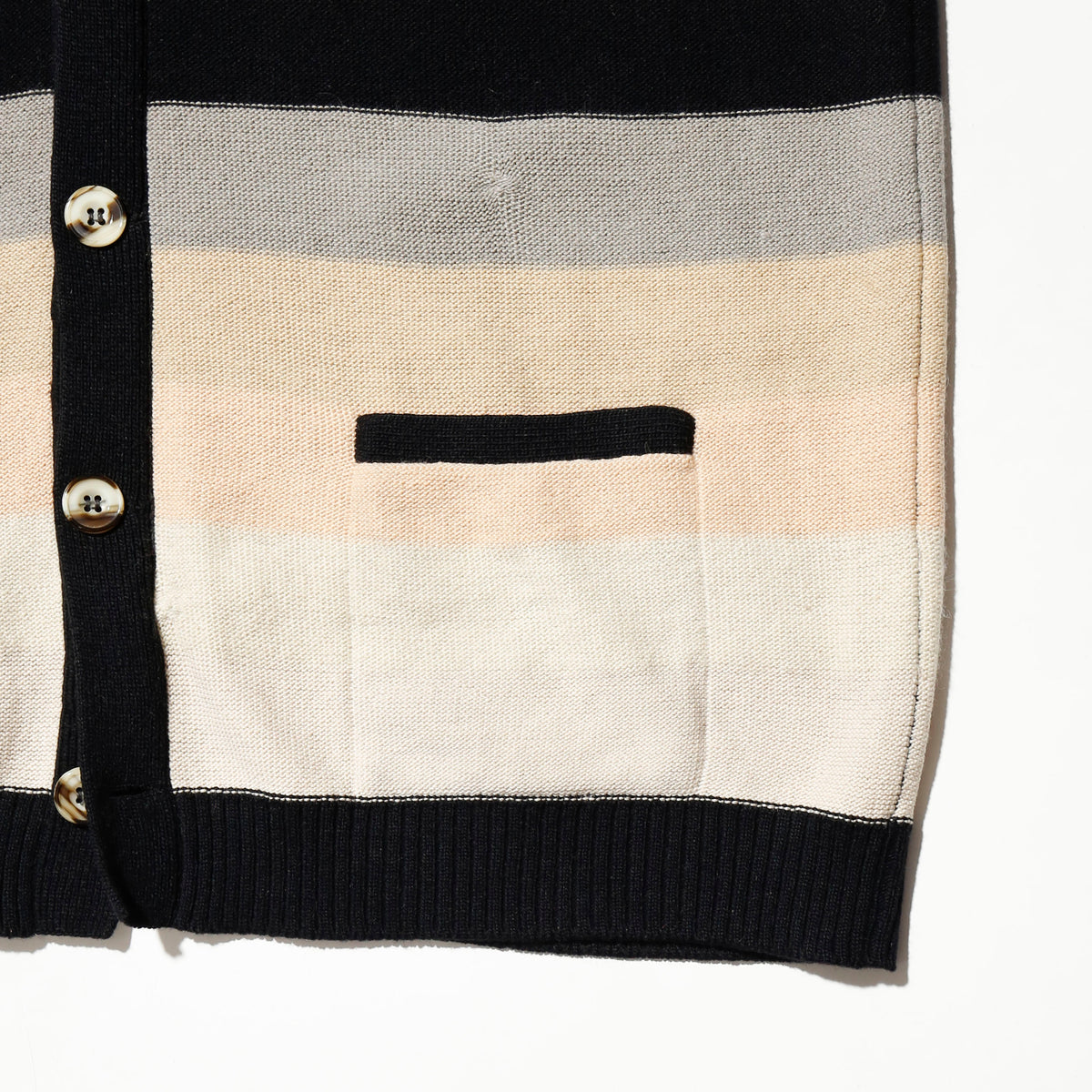 vintage 80's Sonia Rykiel multi border cardigan