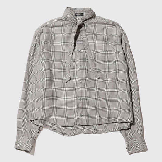 *one-off cropped bowtie shirt