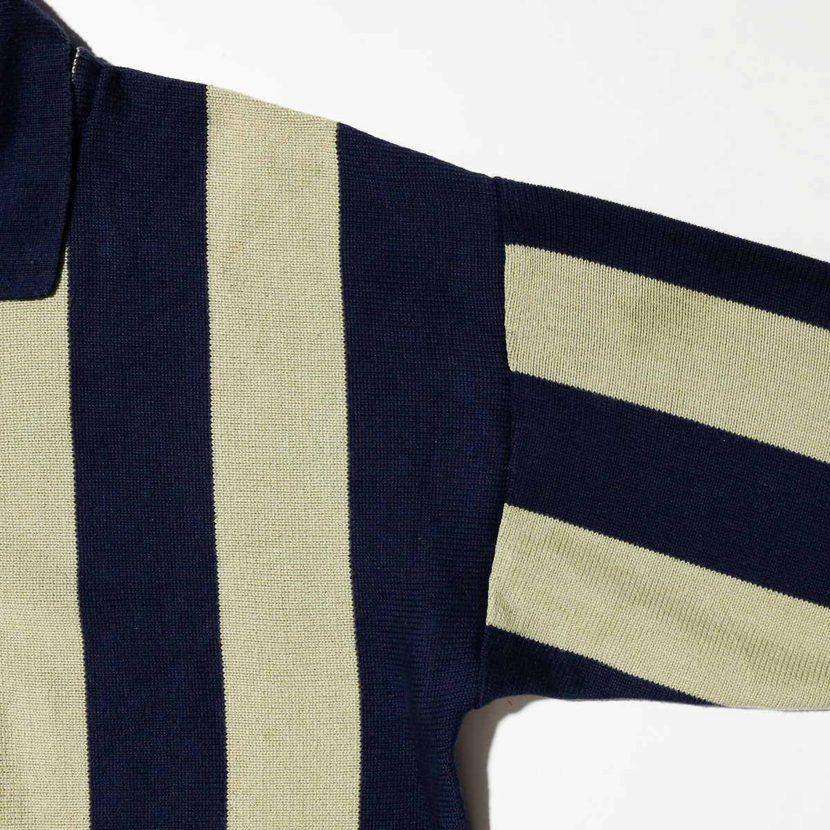 vintage euro marcello stripe polo sweater