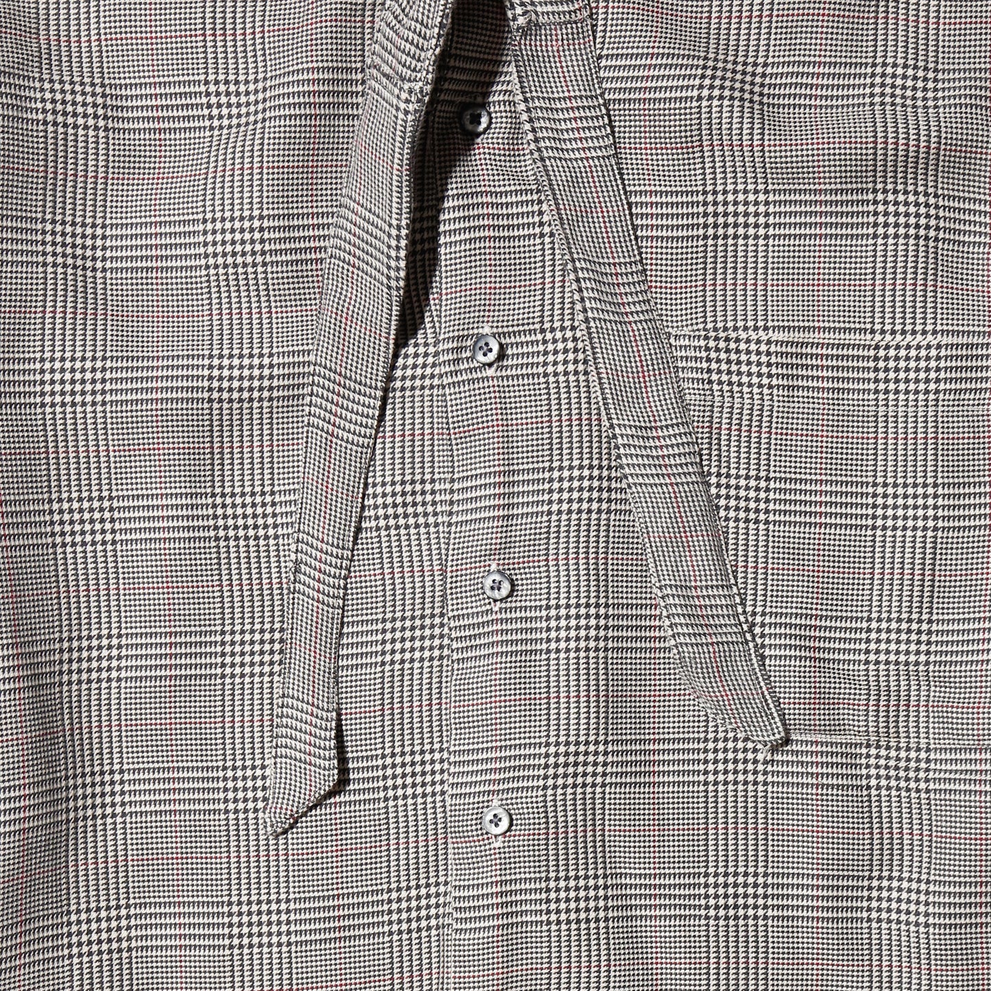 *one-off cropped bowtie shirt
