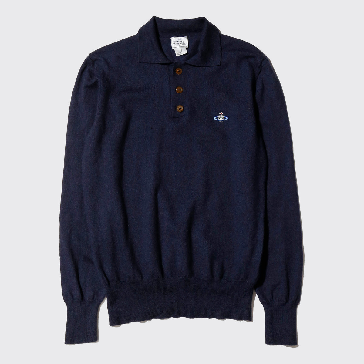 Vivien Westwood mark orb polo sweater