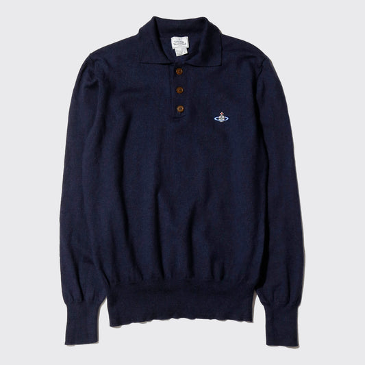 Vivien Westwood mark orb polo sweater