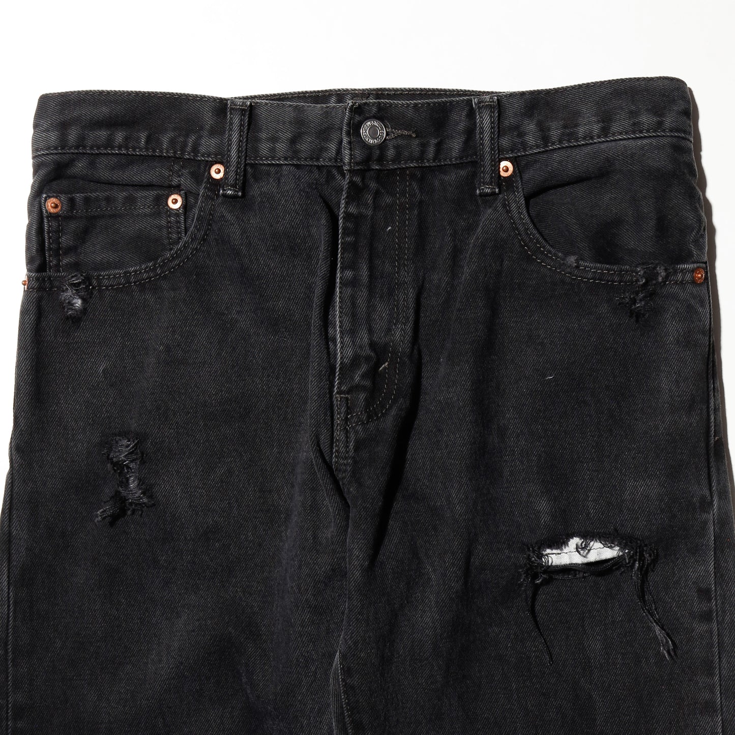 *one-off levi's 517 crush flare jeans
