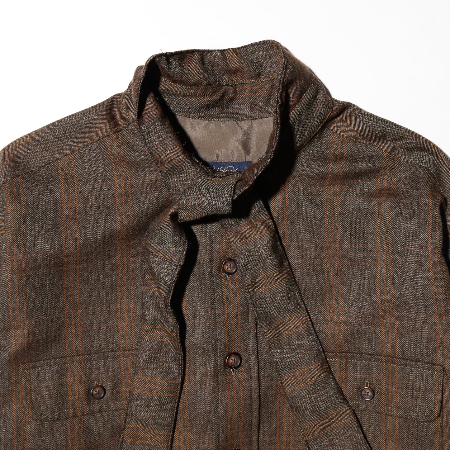 *one-off cropped bowtie shirt