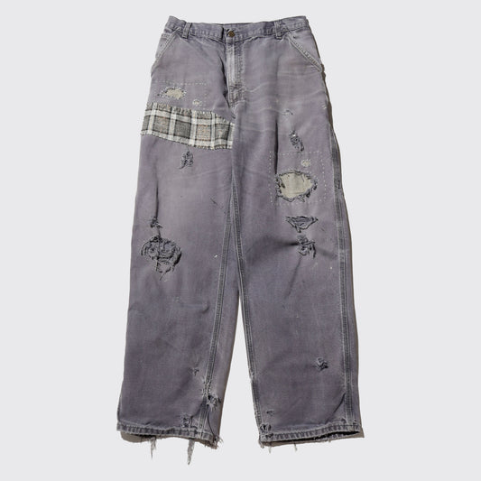 *one-off carhartt acid repaired painter trousers