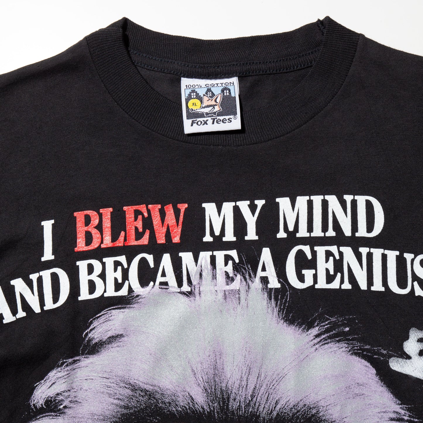 vintage 90's Albert Einstein smoking t-shirt