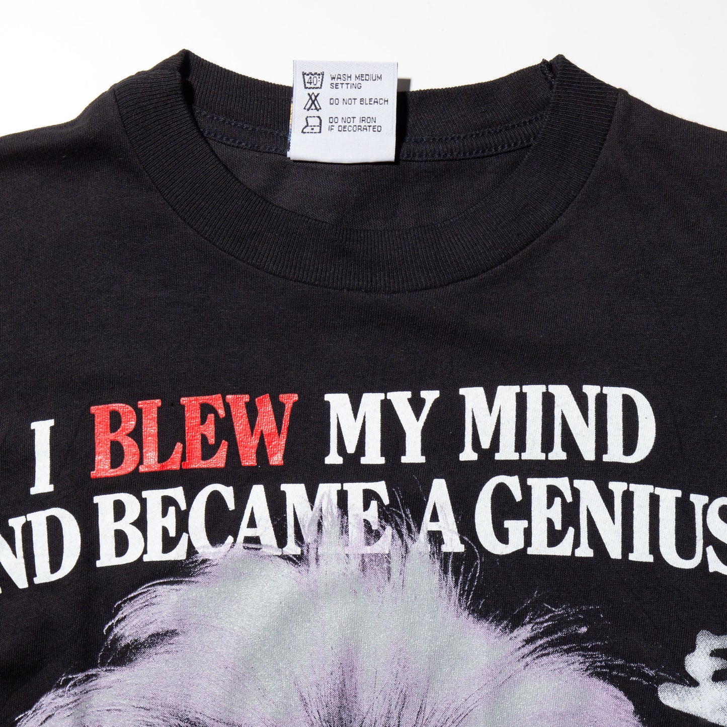 vintage 90's Albert Einstein smoking t-shirt