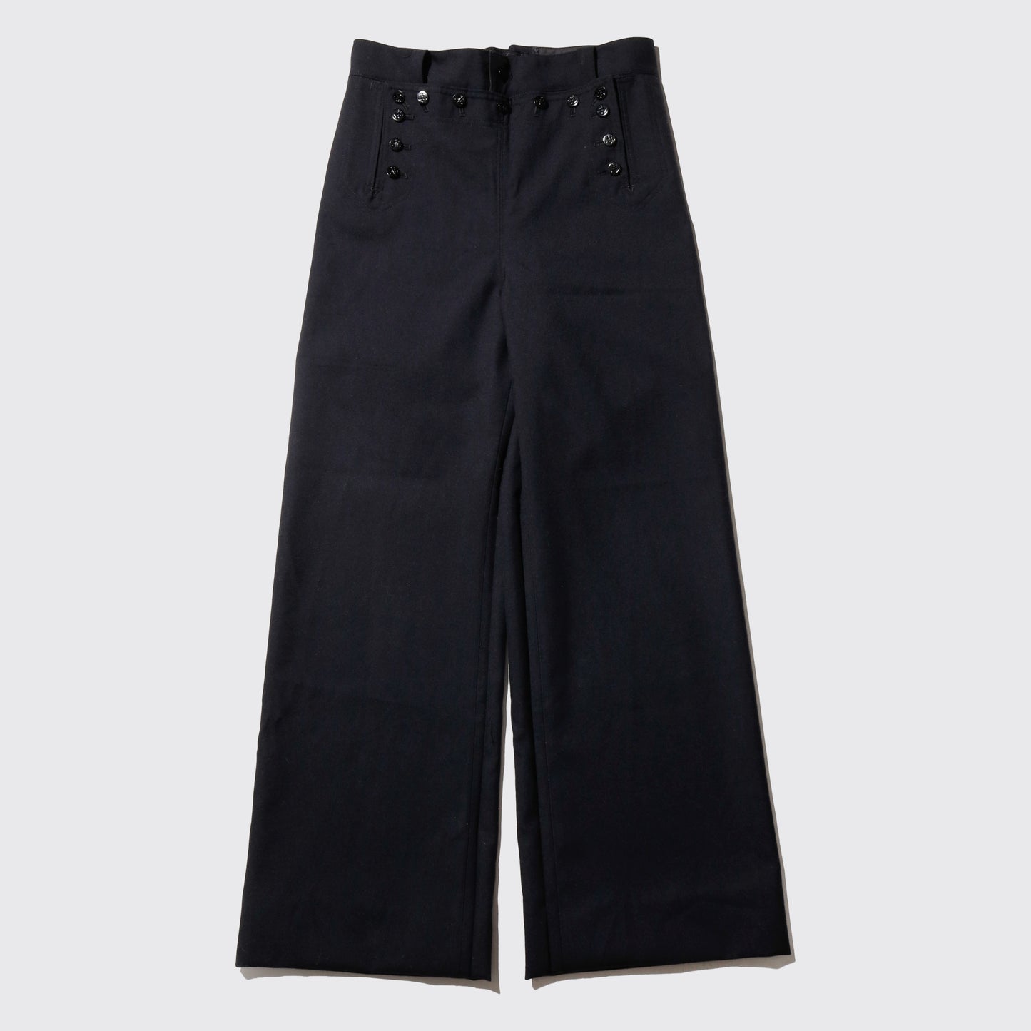 *one-off twill sailor trousers, with belt loop