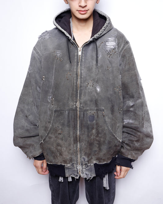 *one-off carhartt studs broken dust active jacket