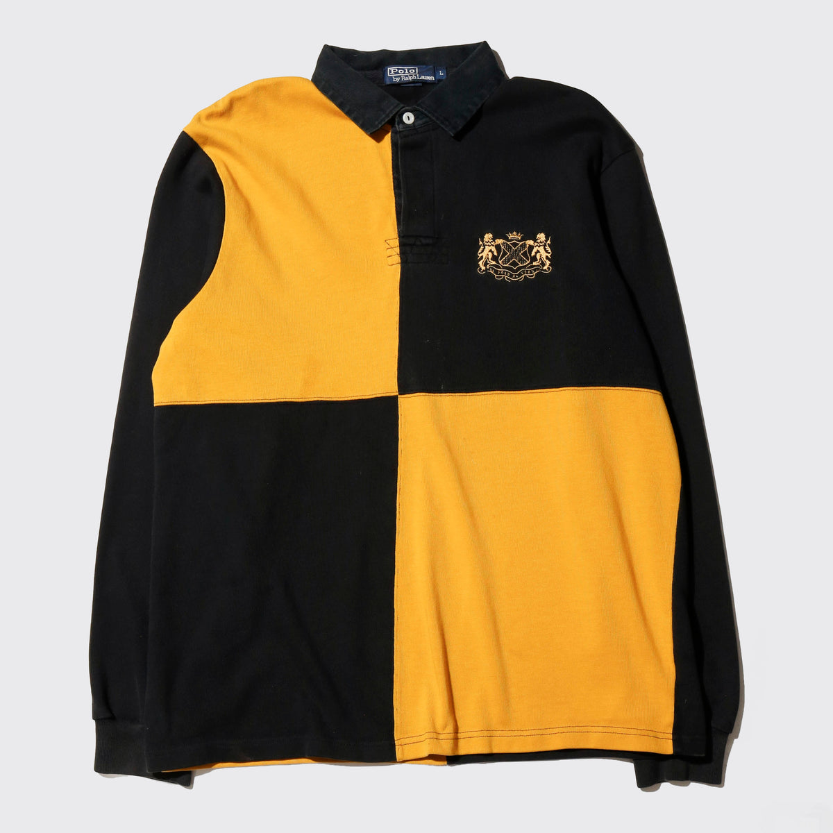 vintage polo ralph lauren paneled rugger shirt