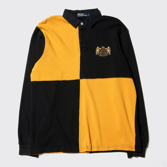 vintage polo ralph lauren paneled rugger shirt