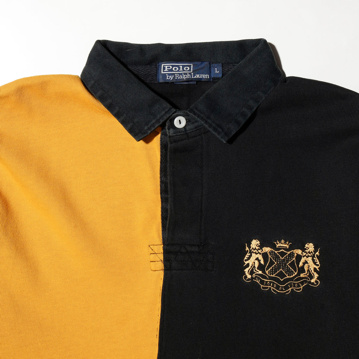 vintage polo ralph lauren paneled rugger shirt