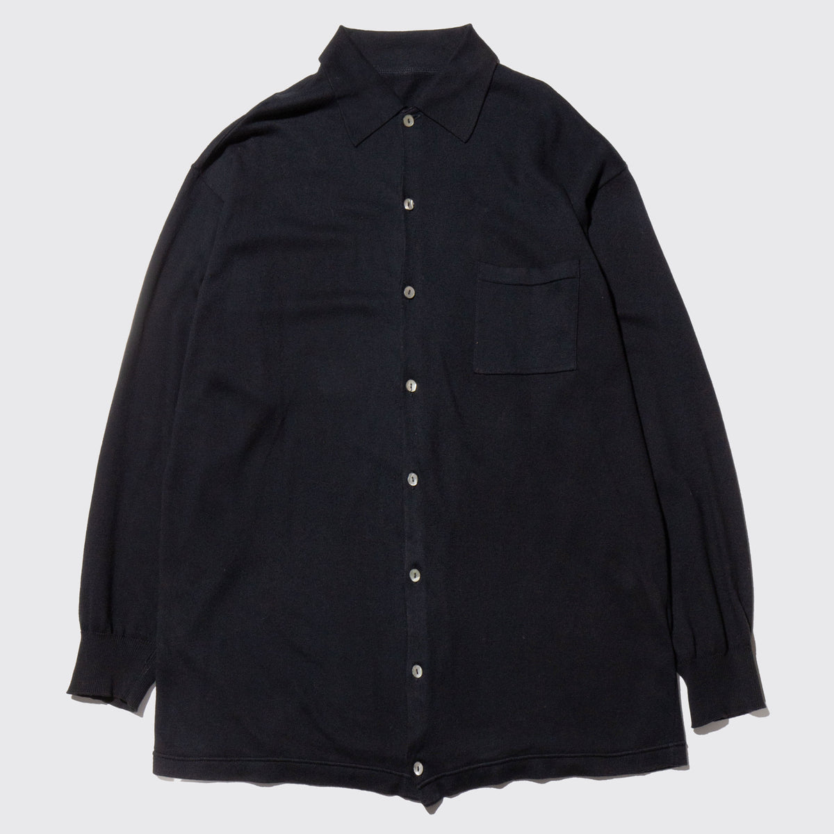 vintage cotton knit shirt cardigan