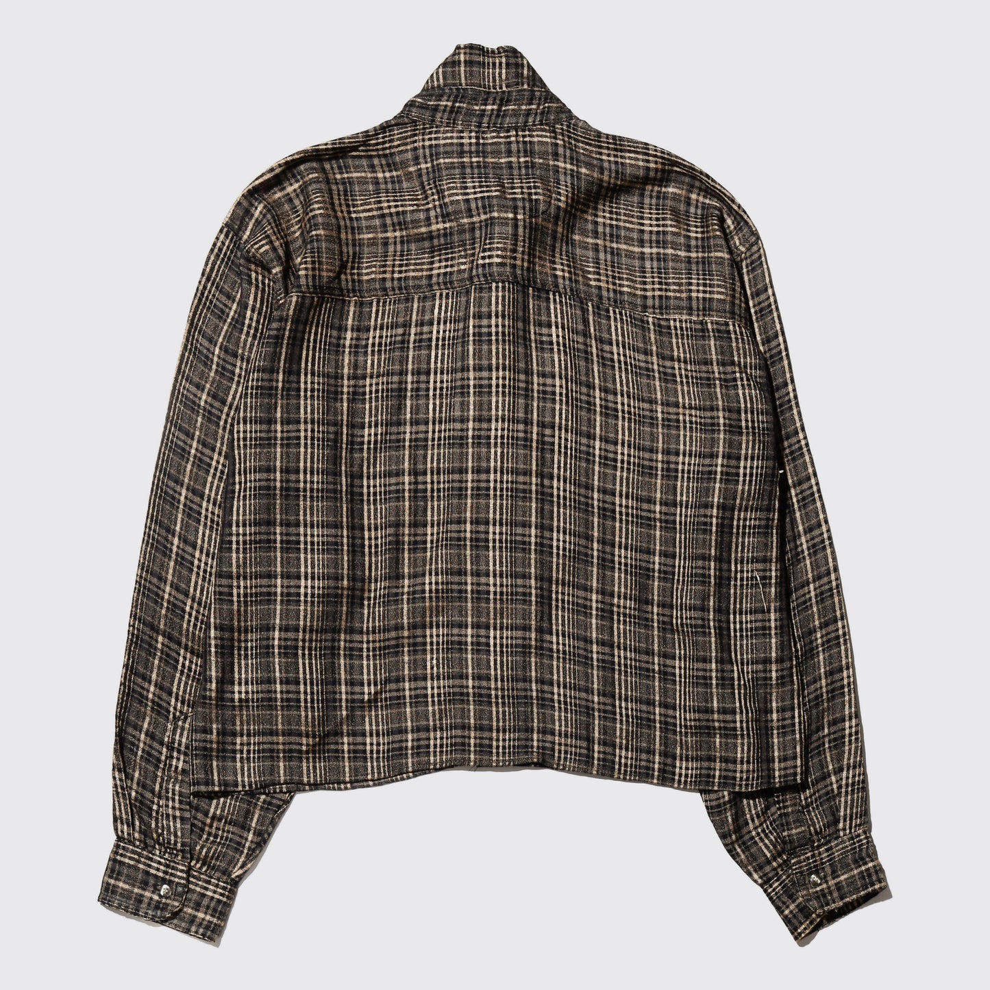 *one-off cropped bowtie shirt