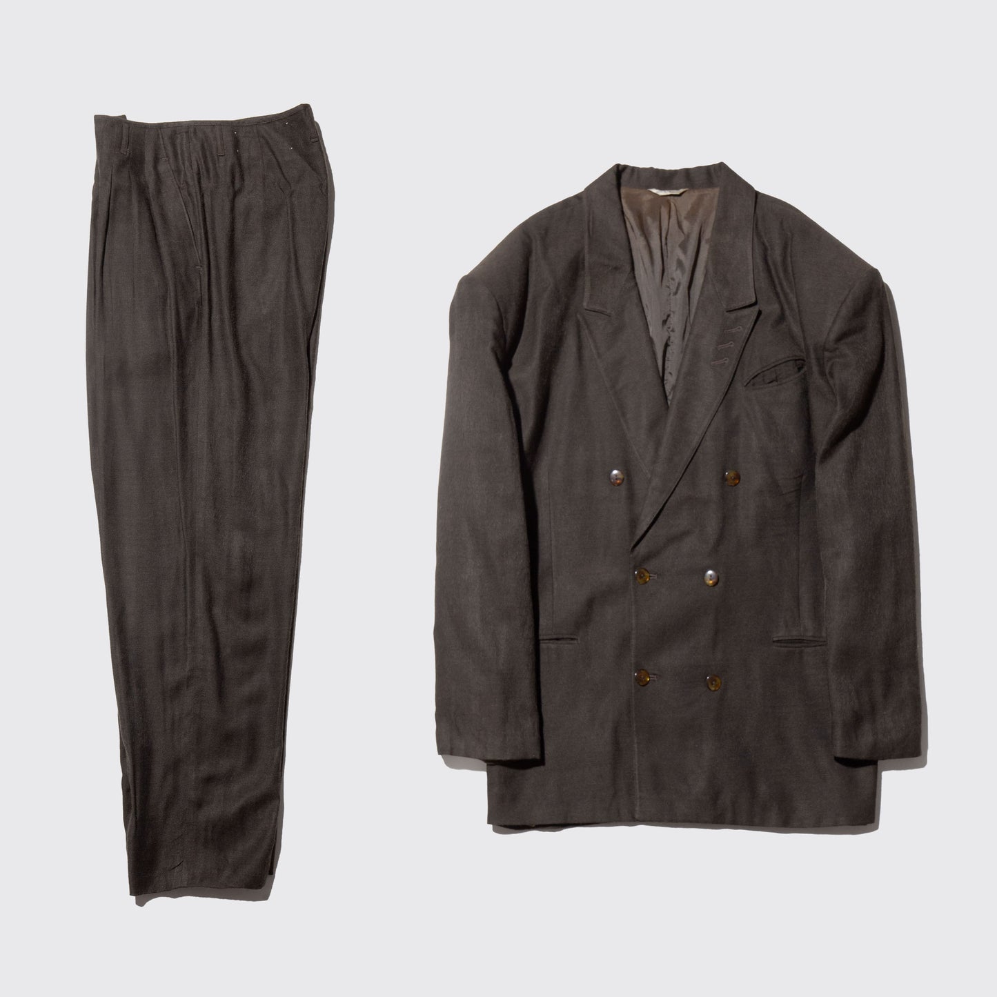 vintage dropped double breasted set up