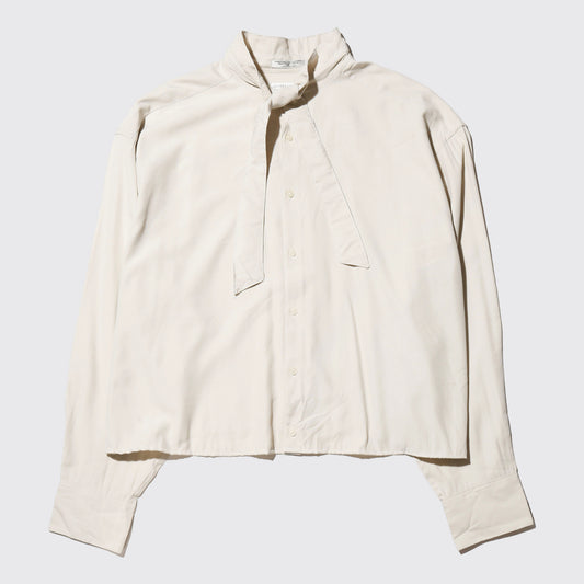 *one-off cropped bowtie shirt