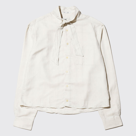 *one-off cropped bowtie shirt