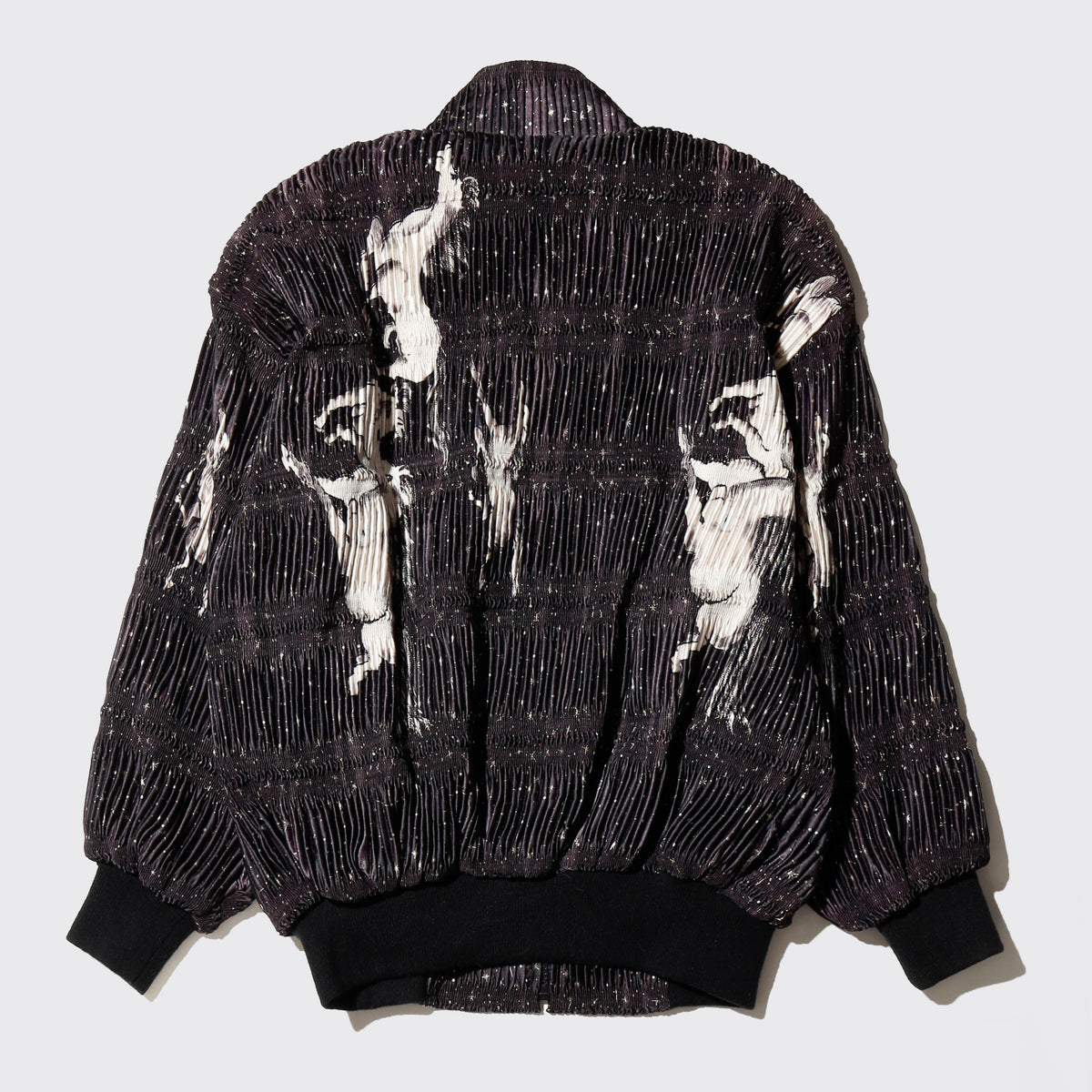vintage galaxy horse pleats jacket