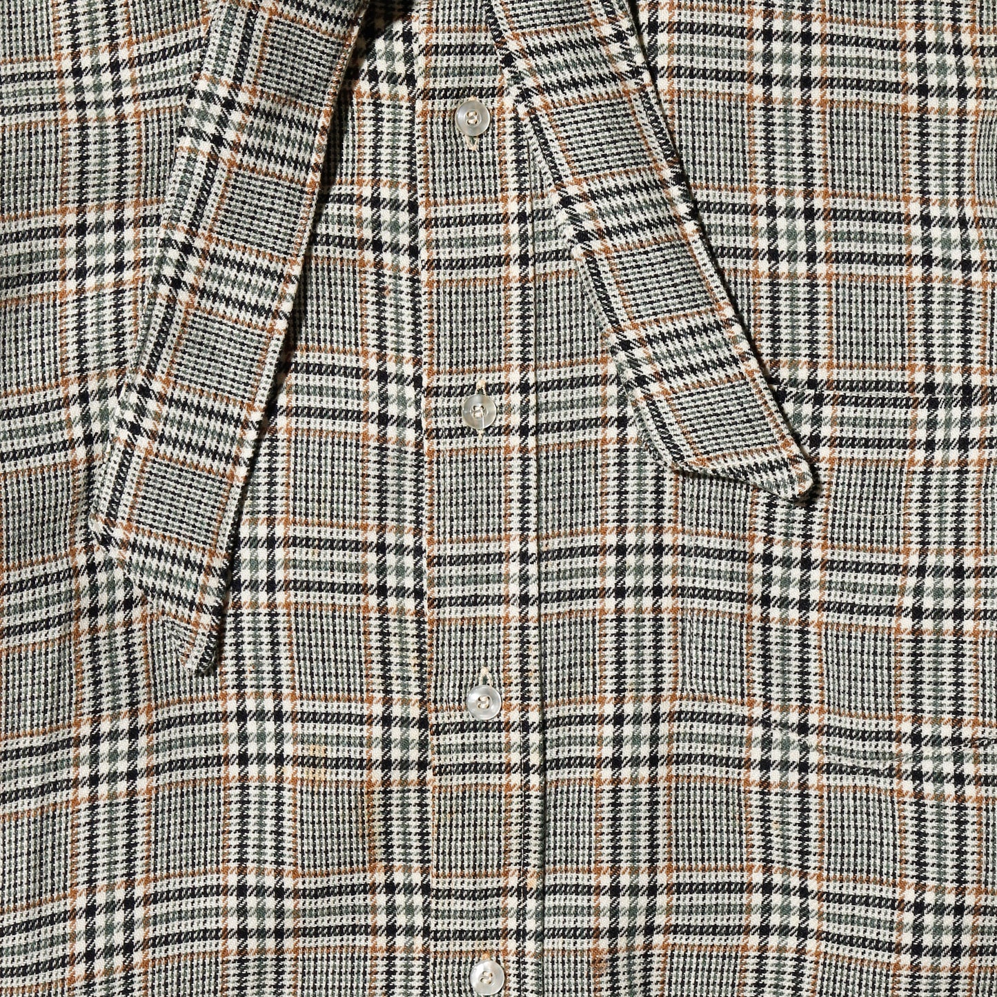 *one-off pendolton cropped bowtie shirt