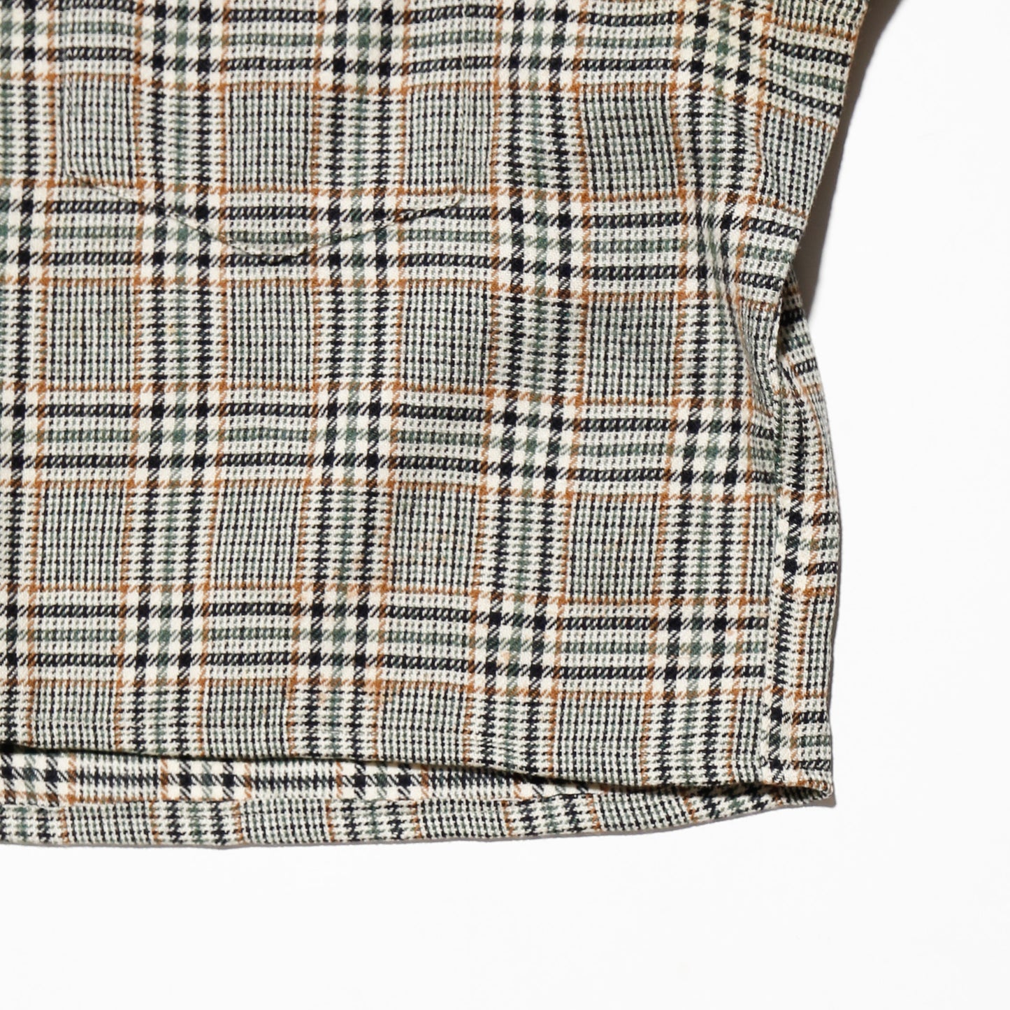 *one-off pendolton cropped bowtie shirt