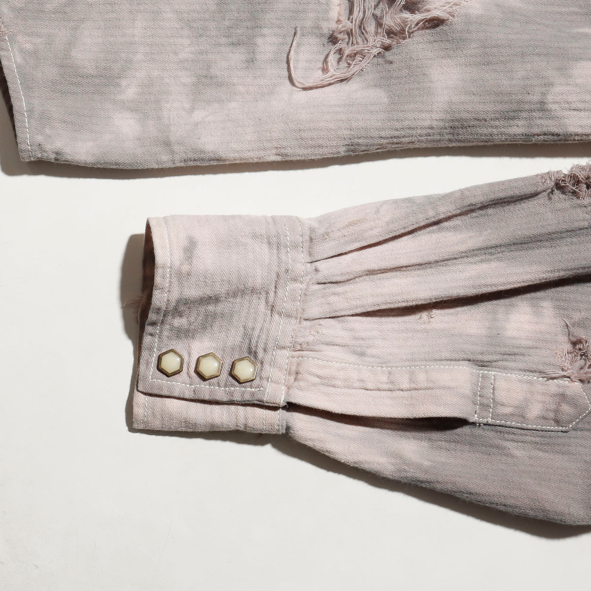 *one-off crystal studs broken western shirt